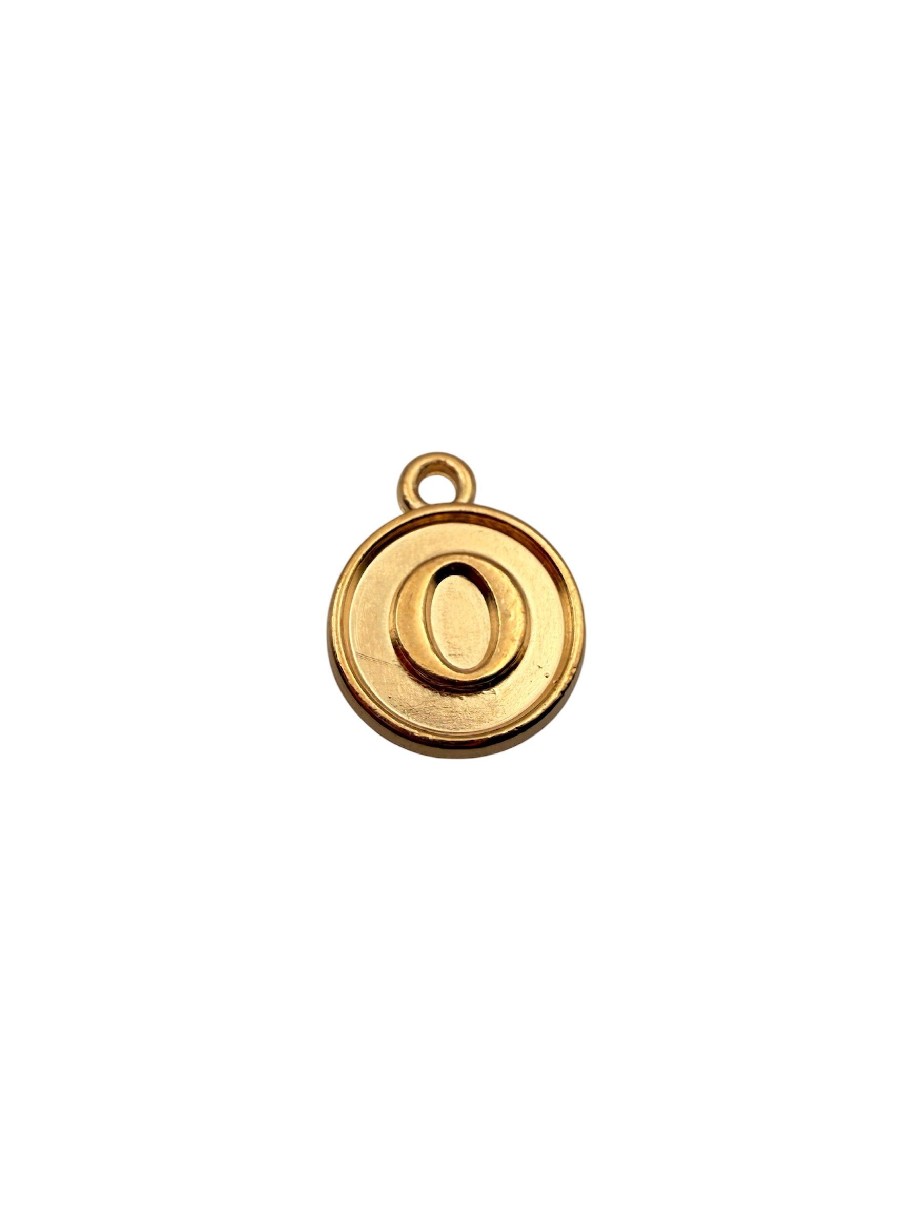 Encircled Letter Charm