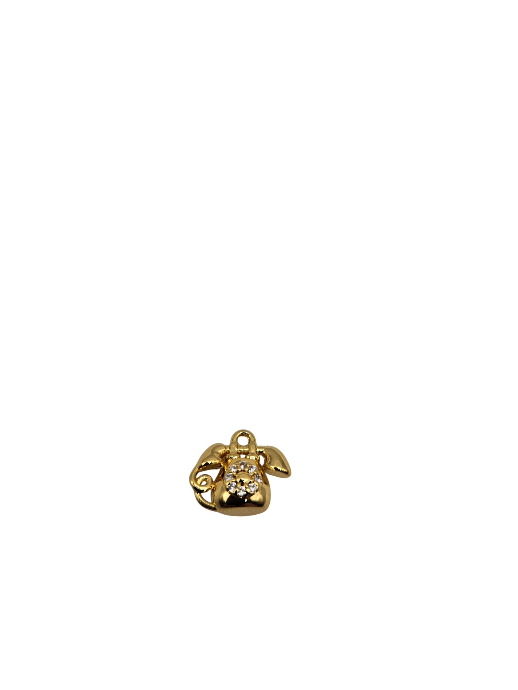 Retro Telephone Charm