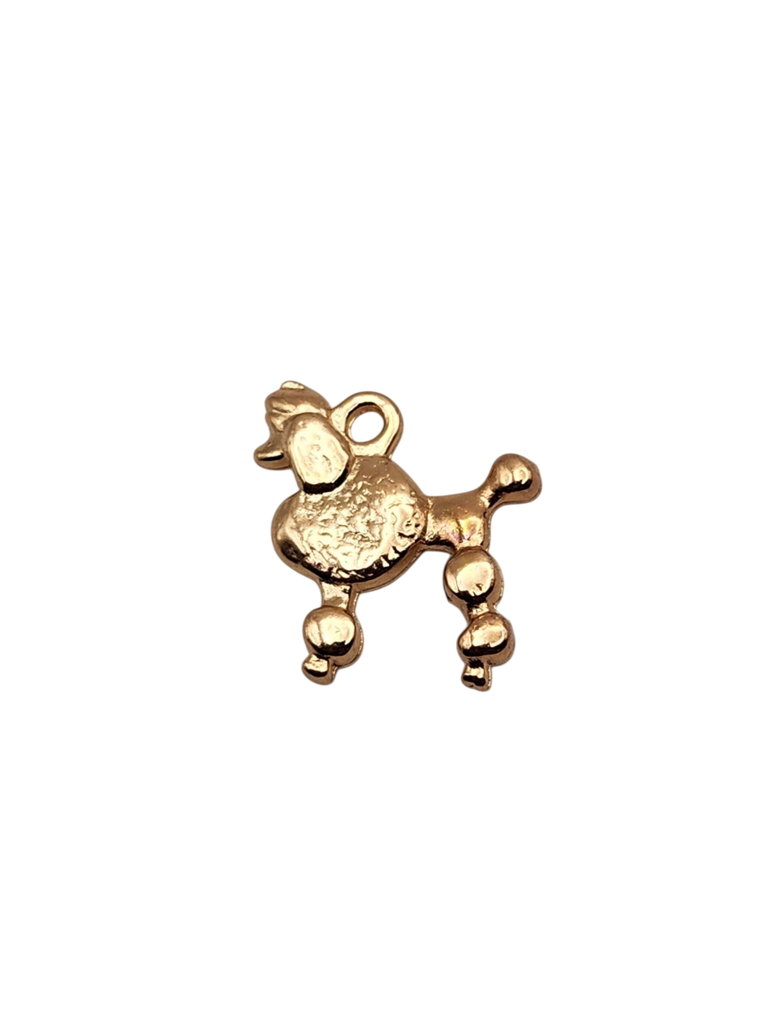 Gold Dog Charm