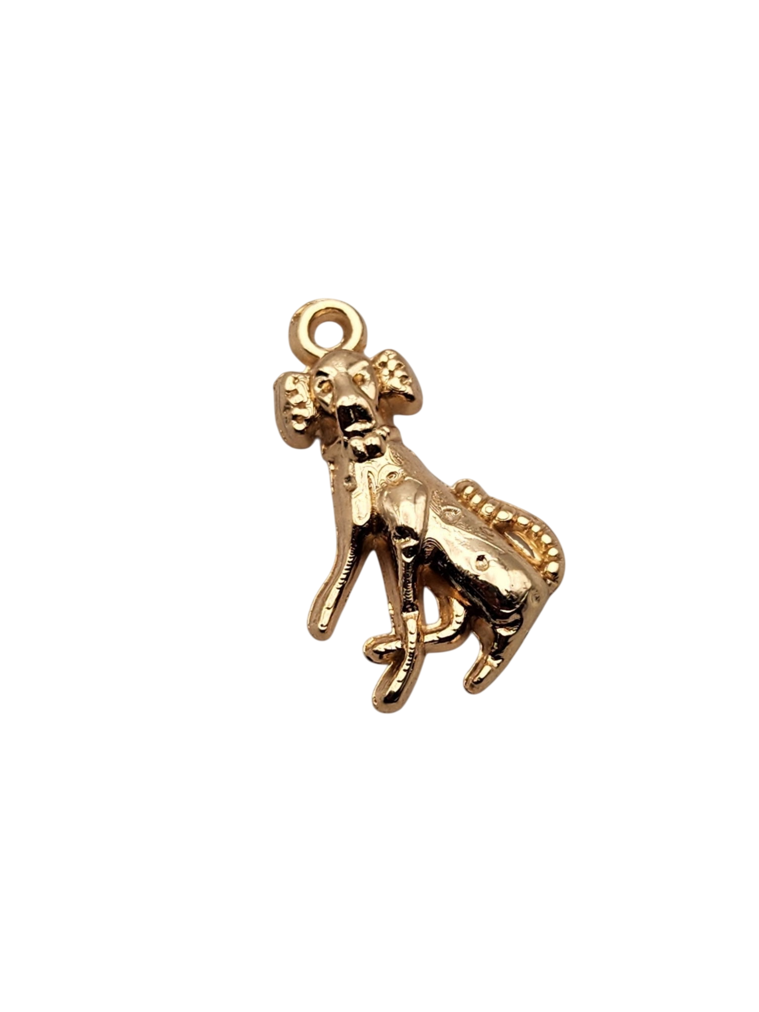 Gold Dog Charm