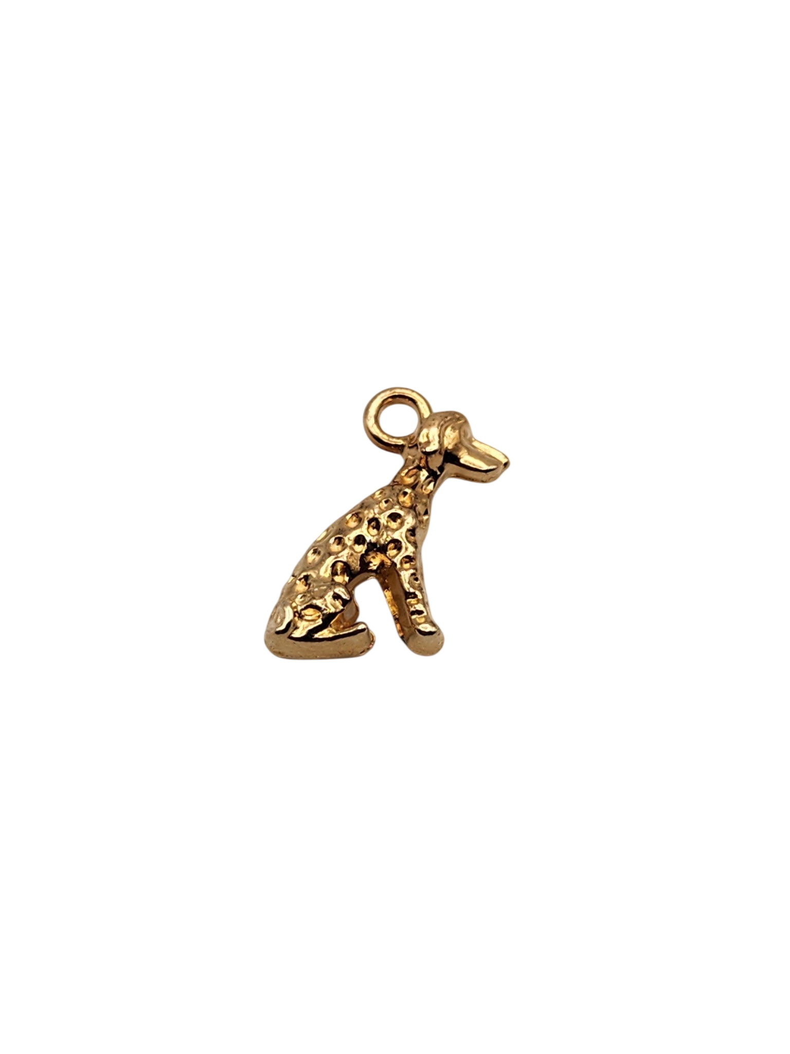 Gold Dog Charm