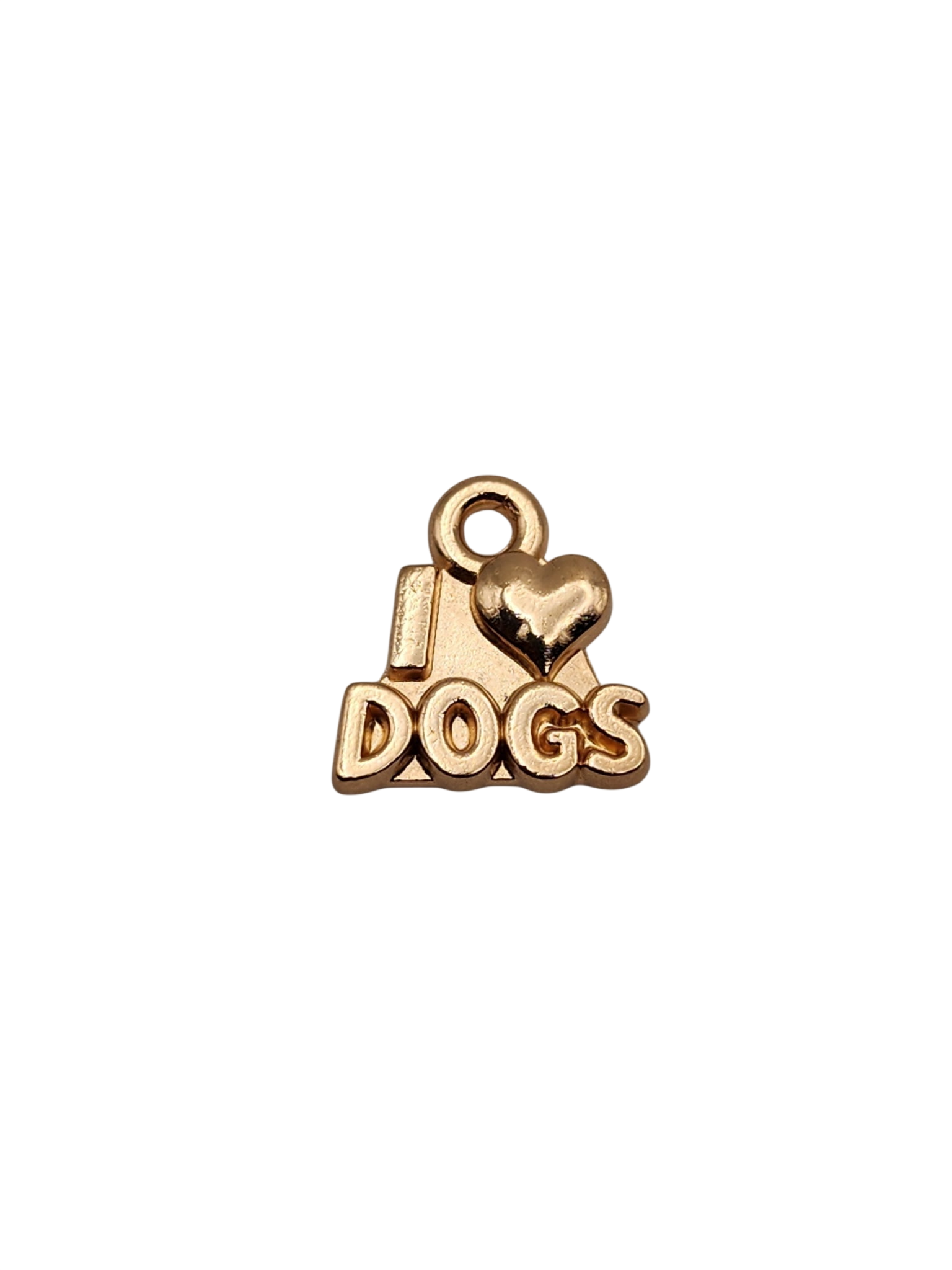 "I Love Dogs" Charm