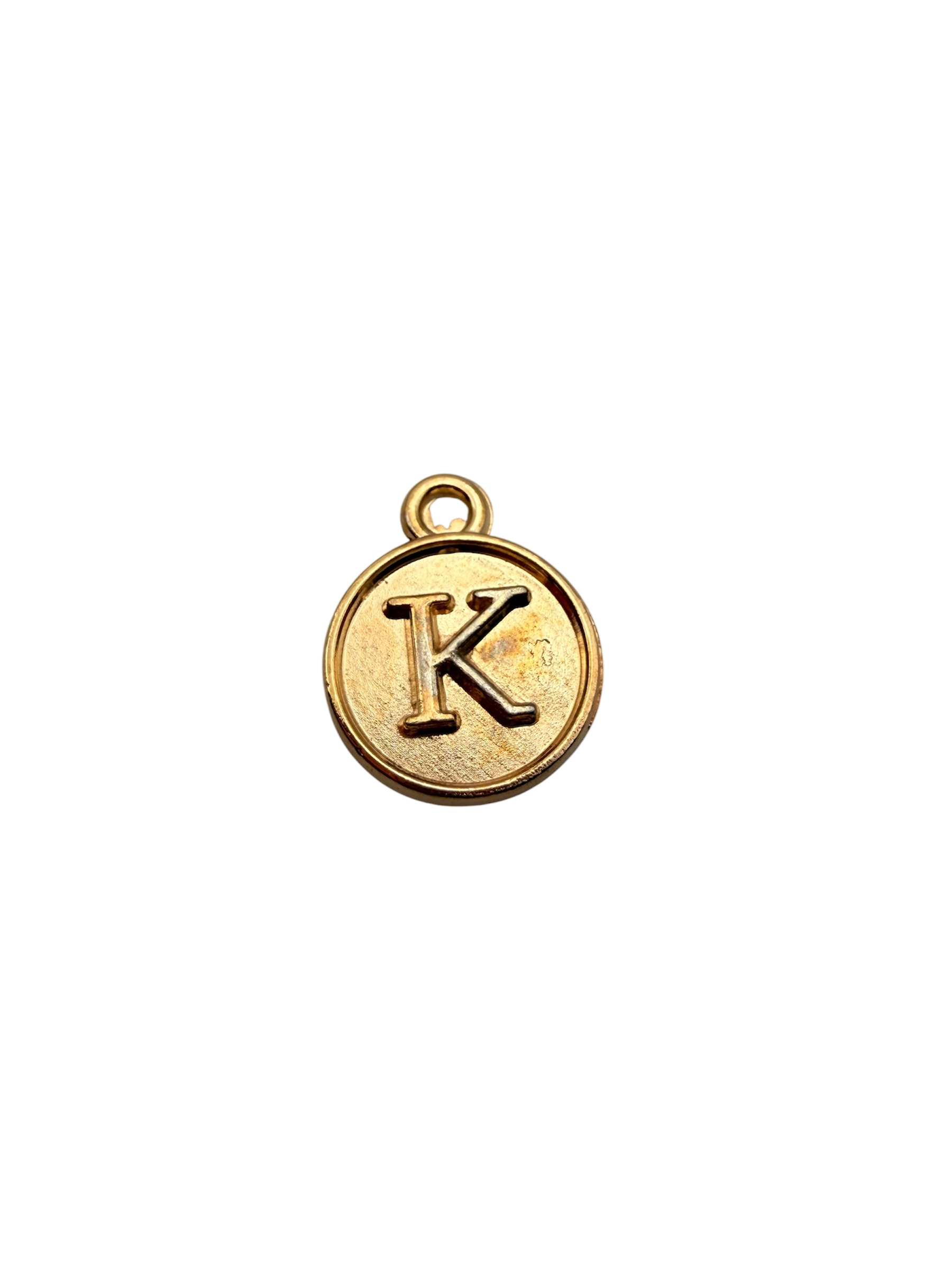 Encircled Letter Charm
