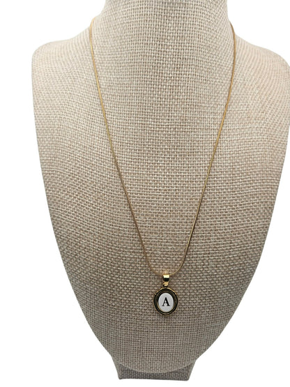 Monogram Alphabet Letter Necklace