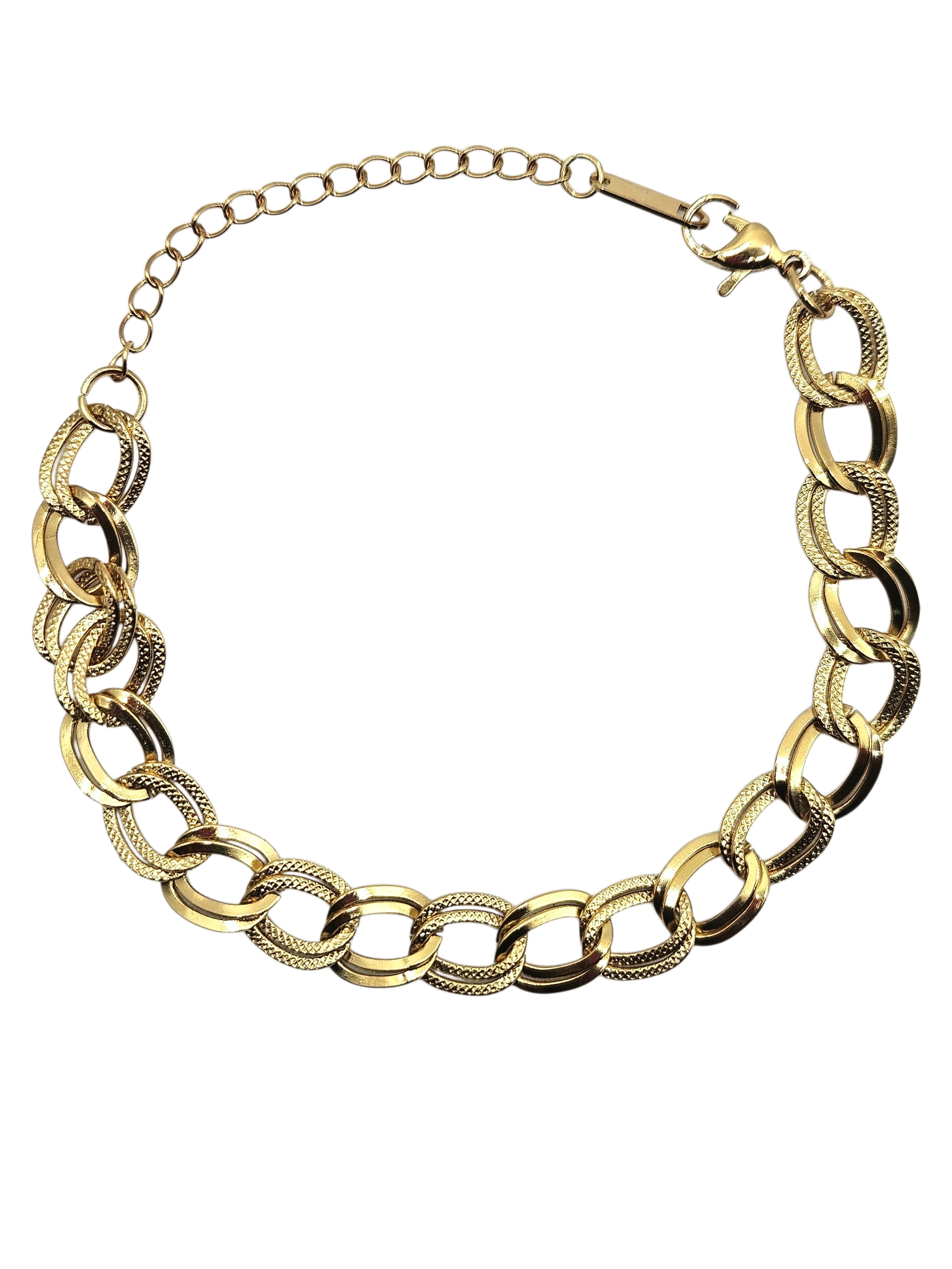 Smooth and Coarse Round Loop Bracelet