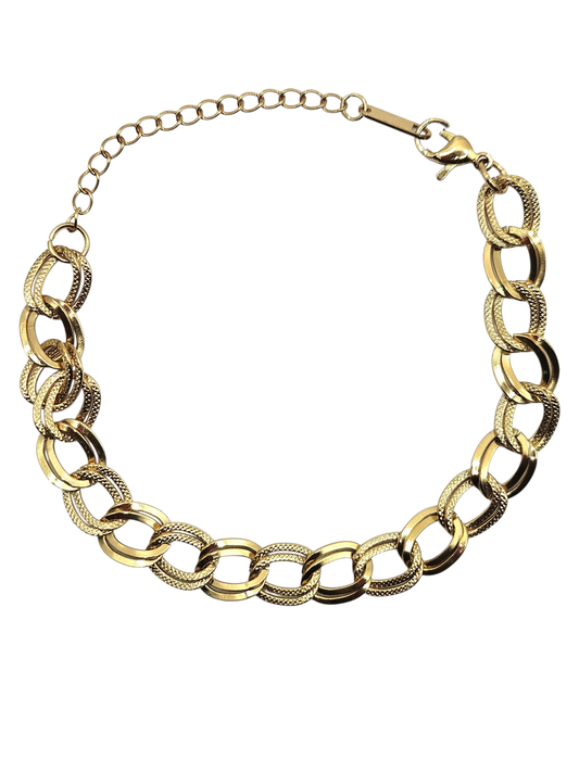 Smooth and Coarse Round Loop Bracelet