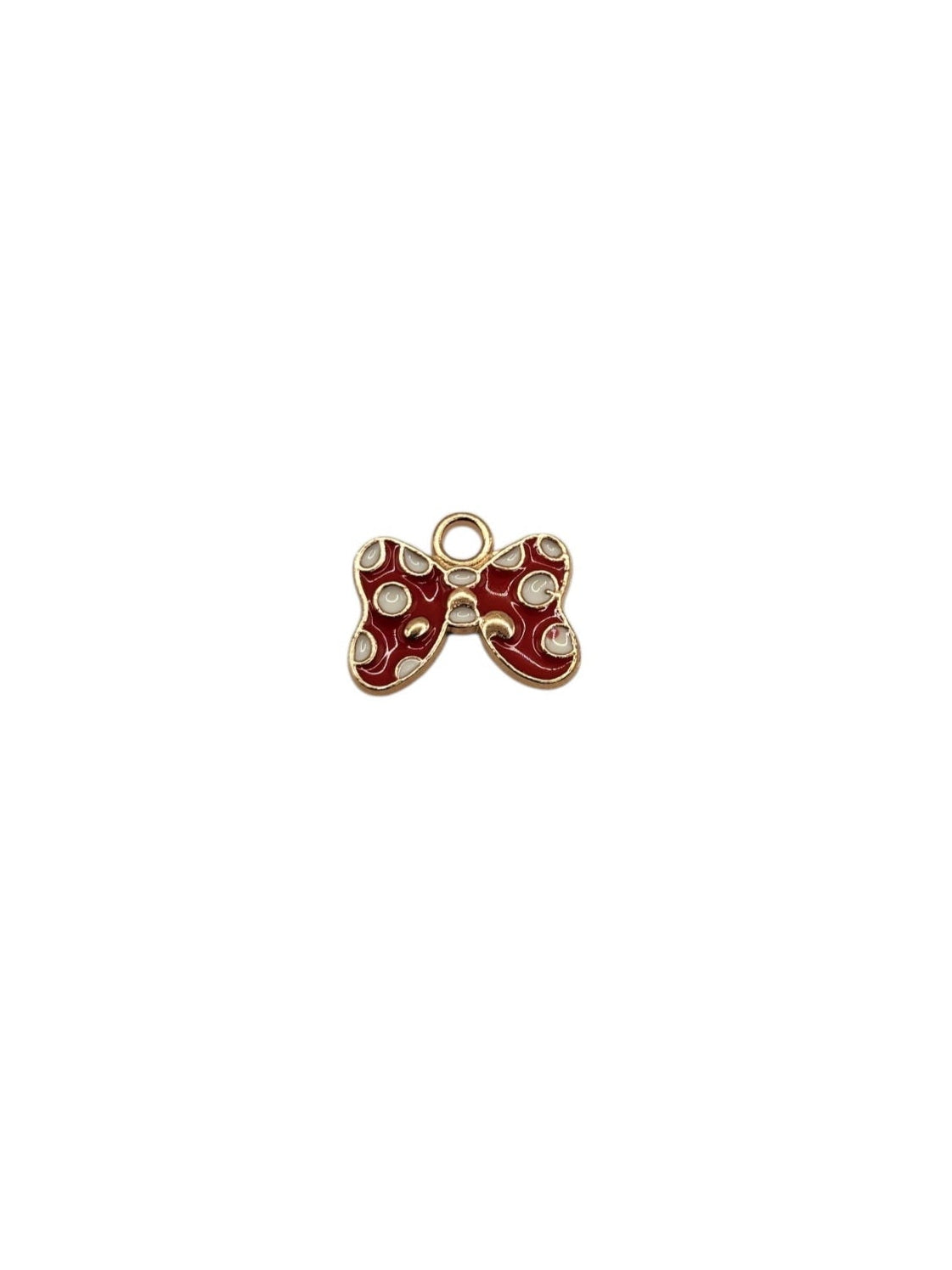 Red Bow Charm