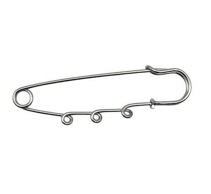 Metal Safety Pin for Brooch Making