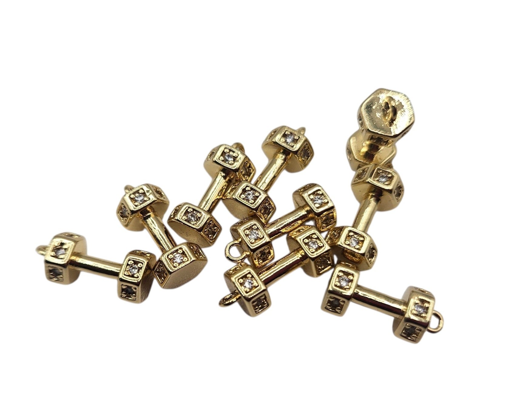 Dumbell Charm