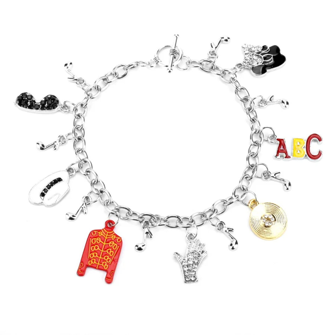 Michael Jackson Memorial Charm Bracelet