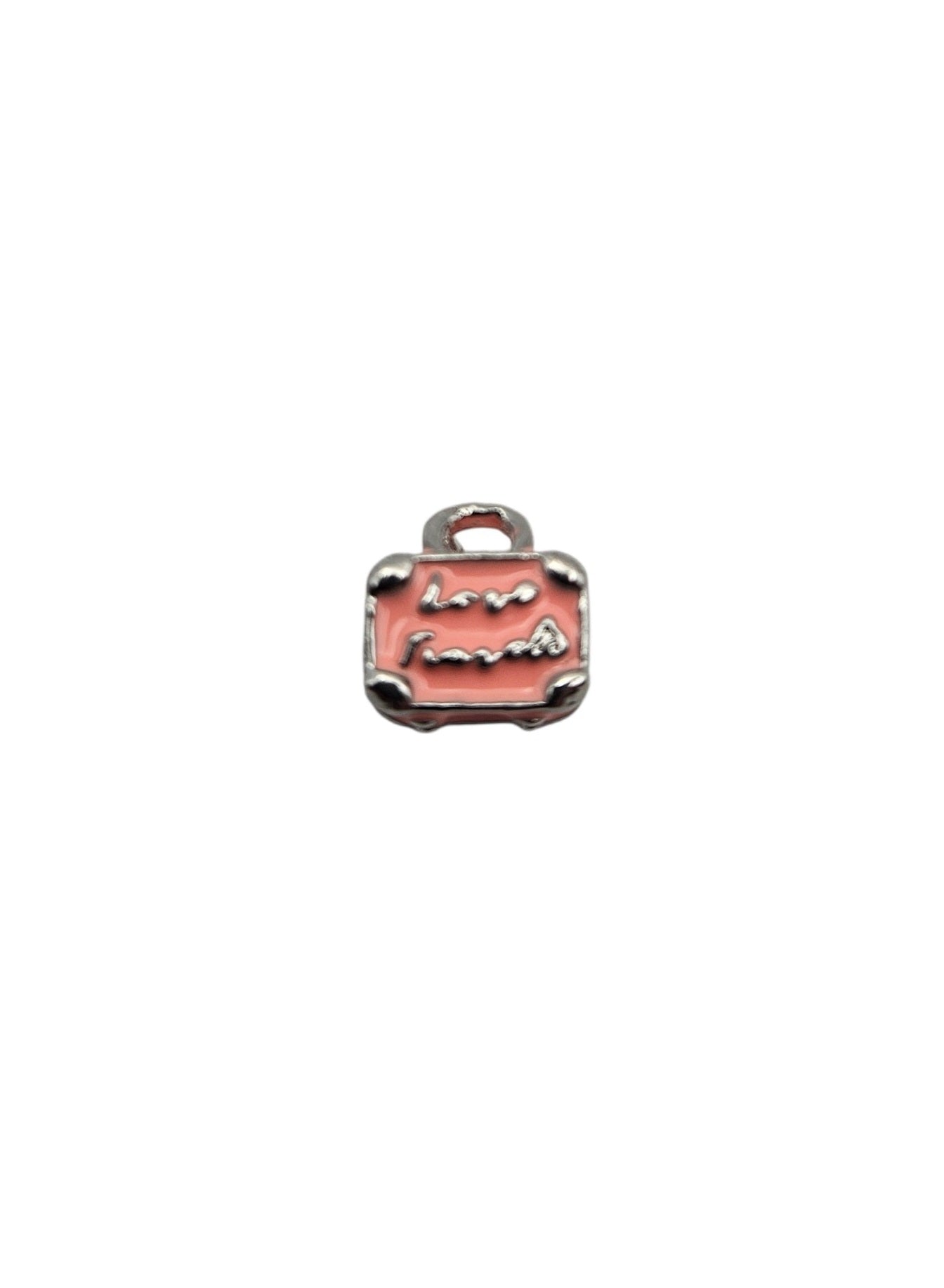 Pink Luggage Charm