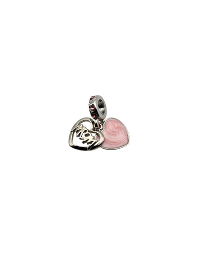 "Mom - I Love You" Heart Charm