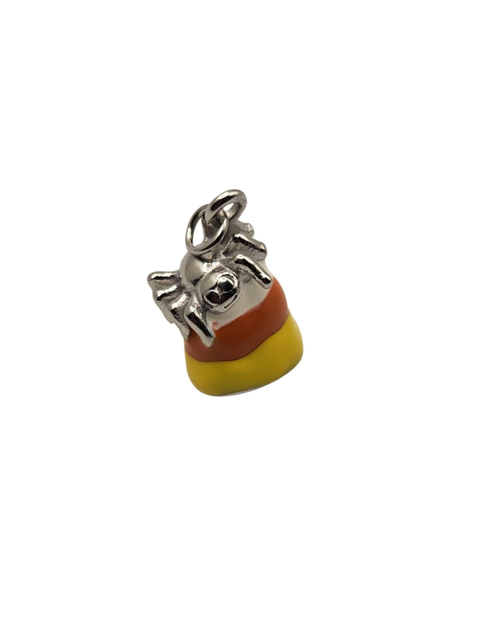 Spider Candy Corn Charm