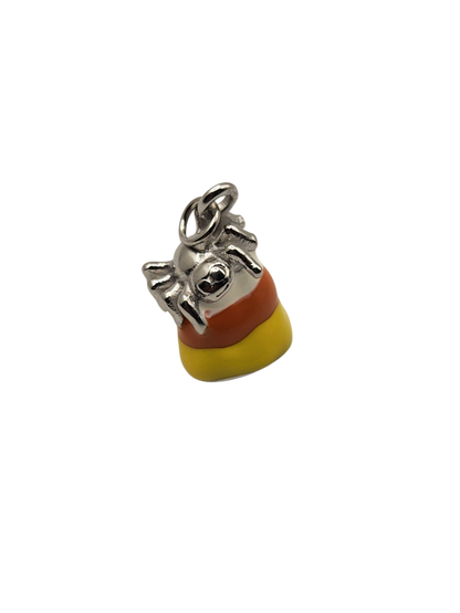 Spider Candy Corn Charm