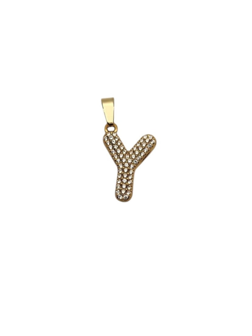Bling Letter Charm