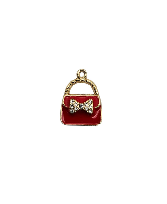 Purse with Bow Charm