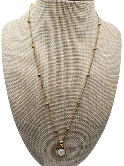 Monogram Alphabet Letter Necklace