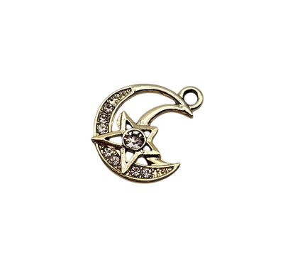 Ramadan Star and Moon Charm
