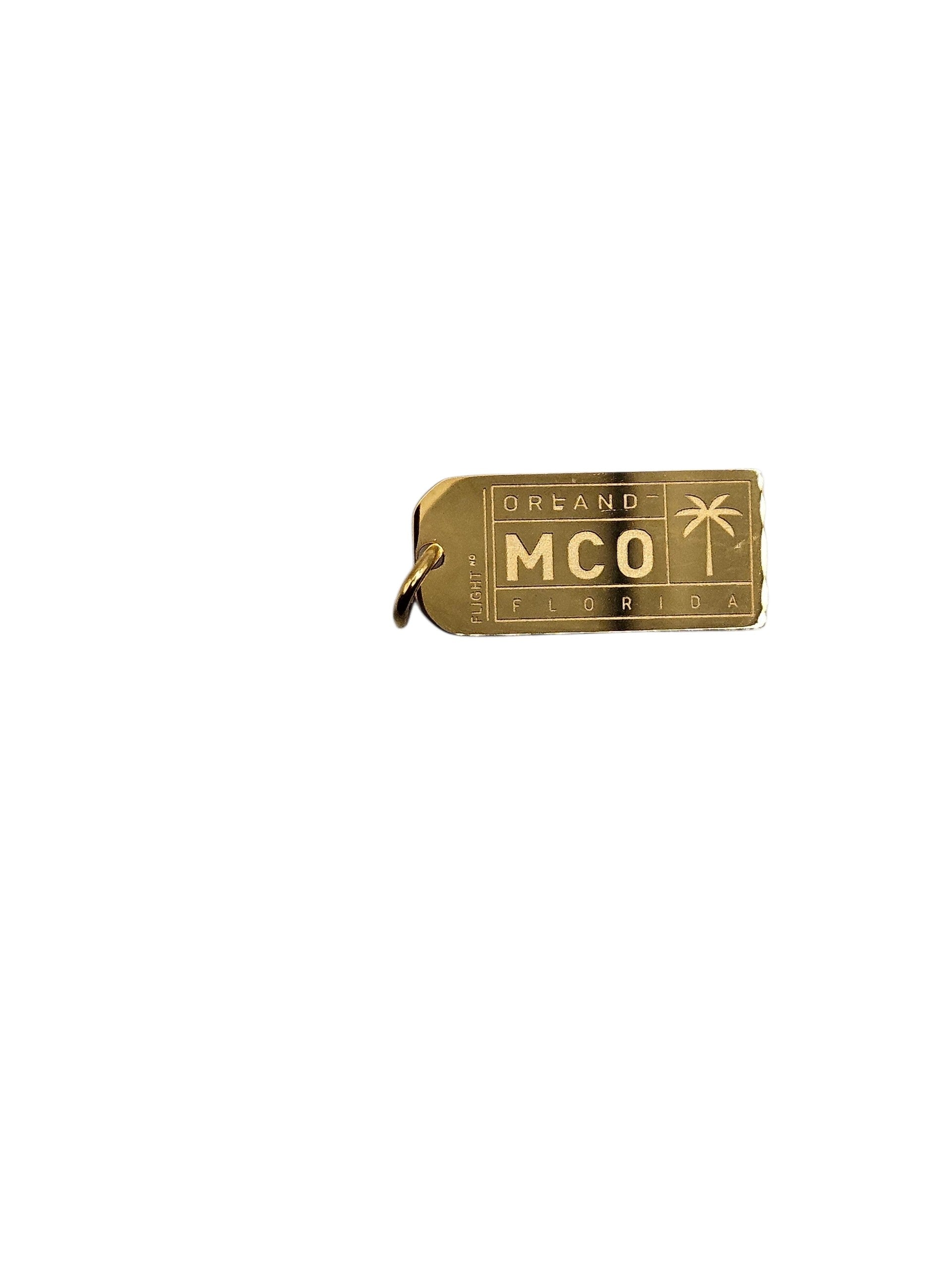 MCO Luggage Tag Charm