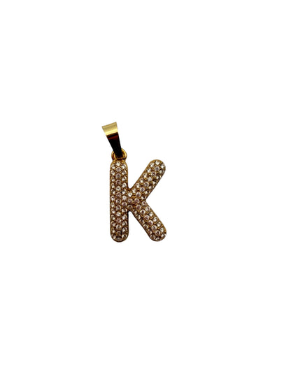 Bling Letter Charm