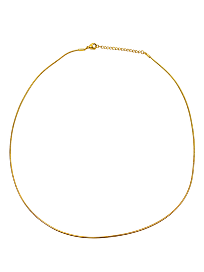 Round Snake Chain Necklace