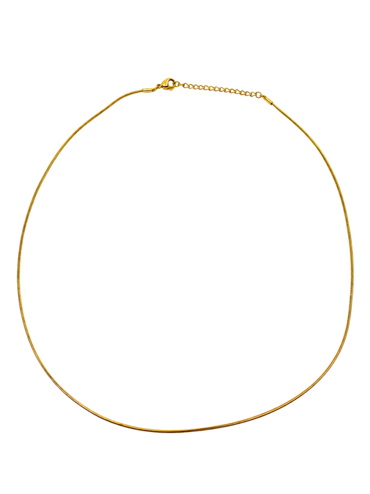 Round Snake Chain Necklace