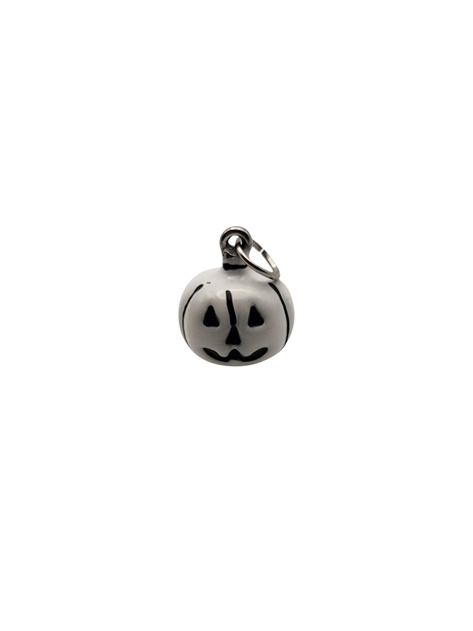White Pumpkin Jack o' Lantern Charm