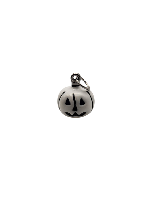 White Pumpkin Jack o' Lantern Charm